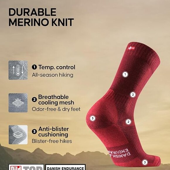 New DANISH ENDURANCE Wool Socks - Picture 6 of 10